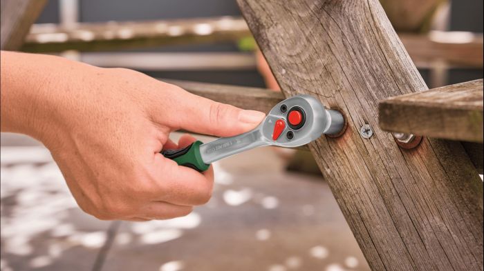 Набір торцевих головок Bosch, 1/4" з тріскачкою 15шт 0.574кг