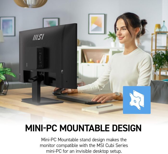 Монітор MSI 27" PRO MP273-E14A D-Sub, HDMI, DP, Audio, IPS, 144Hz, 1ms, sRGB 102%, FreeSync