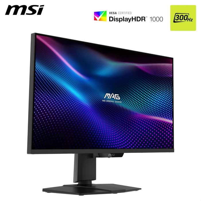 Монітор MSI 27" MAG 274QPF X30MV 2xHDMI, DP, Audio, miniLED, 2560x1440, 300Hz, 0.5ms, DCI-P3 97%, AdaptiveSync, Pivot, HDR1000