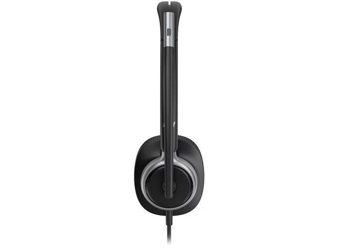 Гарнітура комп'ютерна стерео On-ear HP Poly Mission 625, USB-A, USB-C, 2 x Uni-mic, AI noise reduction, Teams, Zoom, Google Meet, чорний