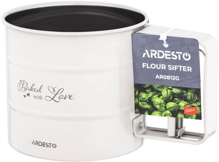 Кружка-сито ARDESTO Tasty Baking, 9.5см, нержавіюча сталь, сірий світлий