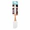 Лопатка ARDESTO Tasty Baking, 25см, силікон, дерево, сірий світлий