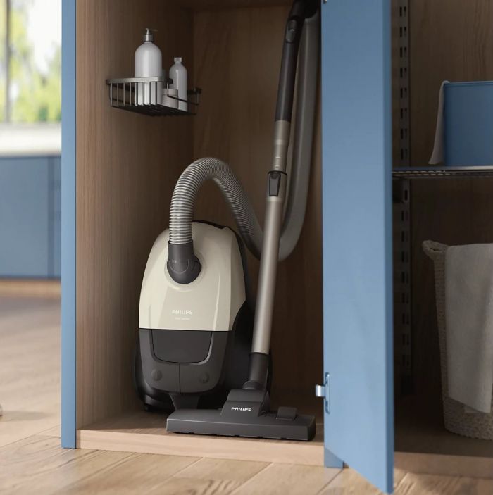 Пилосос Philips мішковий Series 1000, 750Вт, конт пил -3л, НЕРА, біло-сірий