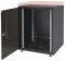 Шафа ZPAS 19", 12U, SJB, передні скляні двері, без стільниці, 600x600 мм, максимально 30кг, чорна