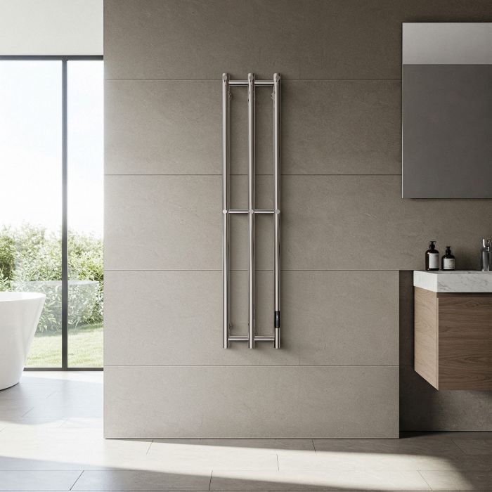 Рушникосушка Mario e-INOX Соле TR 2.0 K, 1170х250х100мм, таймер-регулятор, нерж.сталь, хром