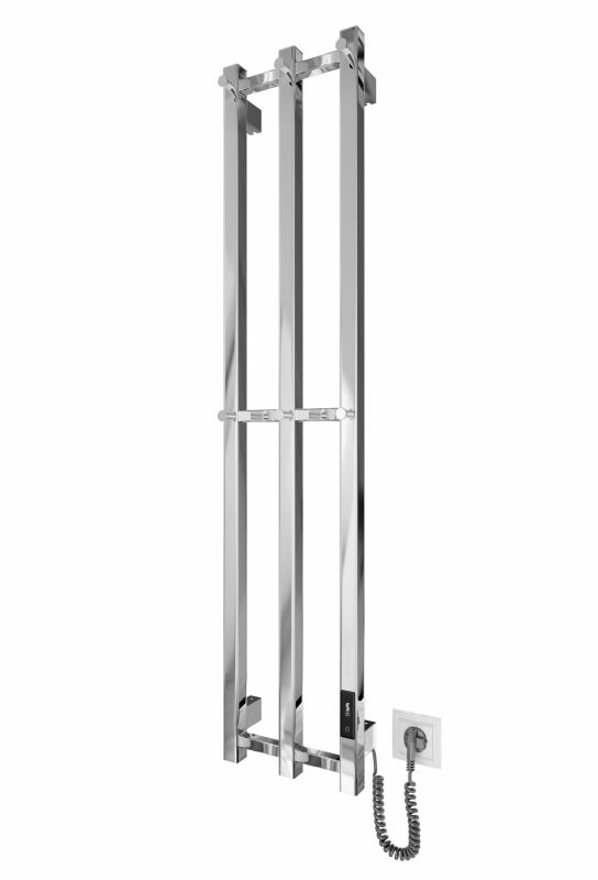 Рушникосушка Mario e-INOX Стелла TR 2.0 K, 1170х250х80мм, таймер-регулятор, нерж.сталь, хром