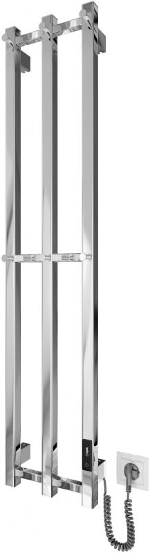 Рушникосушка Mario e-INOX Стелла TR 2.0 K, 1170х250х80мм, таймер-регулятор, нерж.сталь, хром