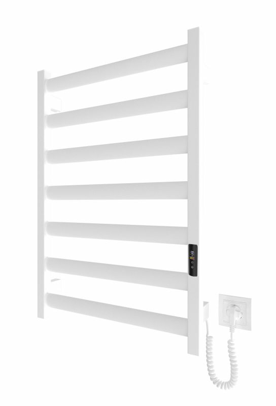 Рушникосушка Hygge Family Chester TR 4.0, 770x530х80хмм, таймер-регулятор, сталь, білий мат.