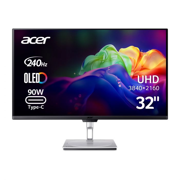 Монітор Acer 31.5" PE320QKXSMIIPHUZX 2xHDMI, DP, OLED, 3840x2160, 240Hz