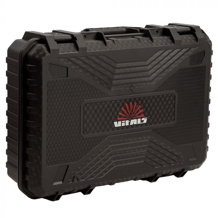 Гайковерт ударний акумуляторний Vitals Master AT 1835с BL Kit 18В 1х4А·год до 2300об/хв 3200уд/хв 350Нм квадрат 1/2" ЗП та кейс 2.78кг