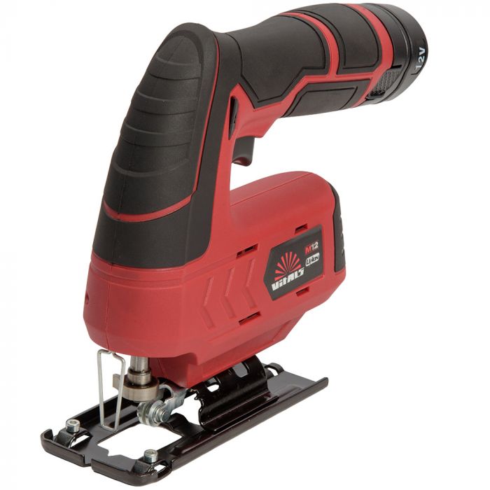 Лобзик акумуляторний Vitals Master Ef 1265c Kit 12В 1х2.0А·год 0-2200об/хв хід 19мм ЗП 1.04кг