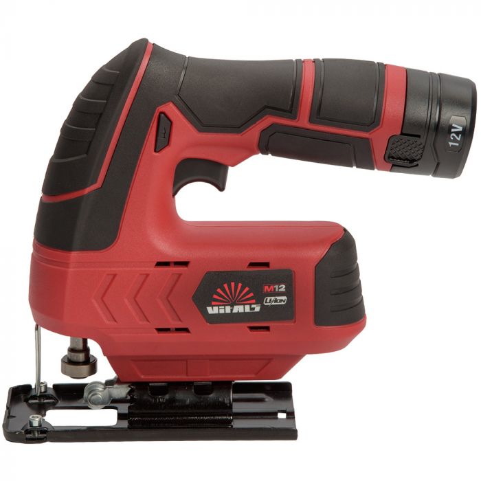 Лобзик акумуляторний Vitals Master Ef 1265c Kit 12В 1х2.0А·год 0-2200об/хв хід 19мм ЗП 1.04кг