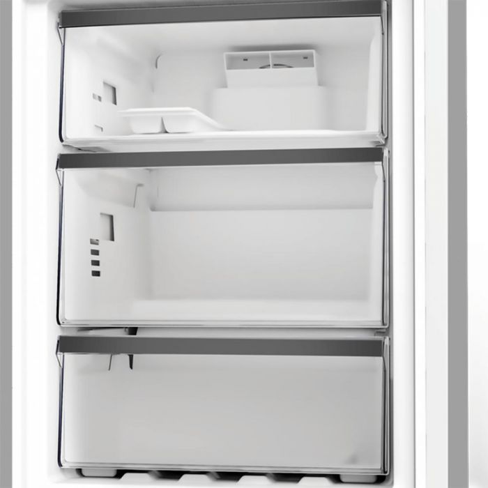 Холодильна камера Whirlpool, 186.5x59.7х70.9, холод.відд.-365л, D, NF, дисплей, інв., зона нульова, нерж
