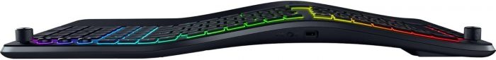 Клавіатура мембранна Razer Pro Type Ergo, 118key, USB-A/WL/BT, EN, RGB, чорний