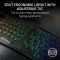 Клавіатура мембранна Razer Pro Type Ergo, 118key, USB-A/WL/BT, EN, RGB, чорний