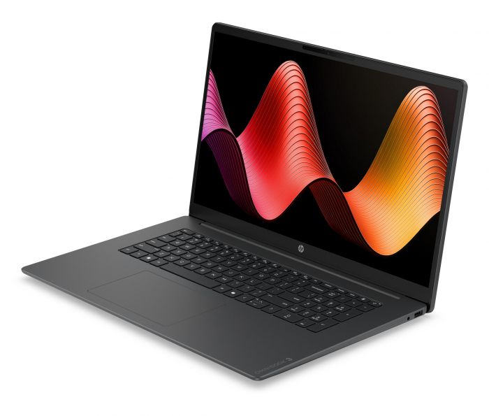 Ноутбук HP OmniBook 3 AI PC 17-dn0002ua 17.3" FHD IPS AG, AMD R7 250, 16GB, F512GB, UMA, DOS, чорний