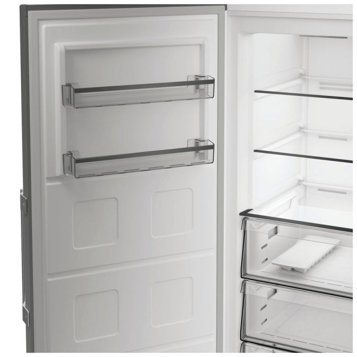 Морозильна камера Whirlpool, 186.5x59.7х70.9, 286л, E, NF, дисплей, інв., нерж