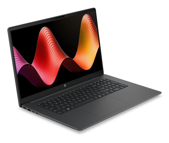 Ноутбук HP OmniBook 3 AI PC 17-dn0001ua 17.3" FHD IPS AG, AMD R7 250, 24GB, F512GB, UMA, DOS, чорний