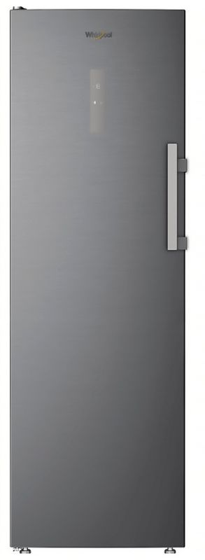 Морозильна камера Whirlpool, 186.5x59.7х70.9, 286л, E, NF, дисплей, інв., нерж