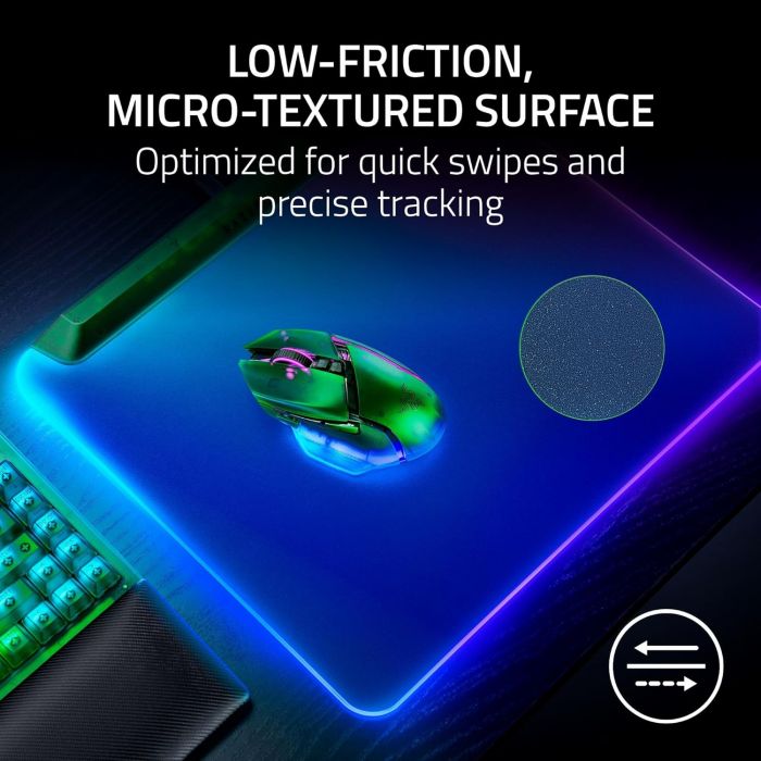 Ігрова поверхня Razer  Firefly V2 Pro, М (360х278х4.6мм), RGB, Phantom Green Ed.