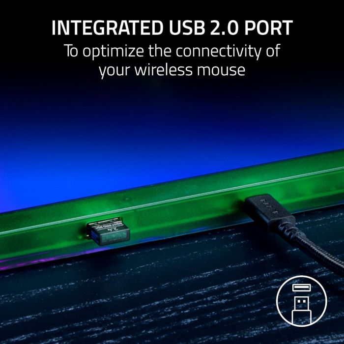 Ігрова поверхня Razer  Firefly V2 Pro, М (360х278х4.6мм), RGB, Phantom Green Ed.