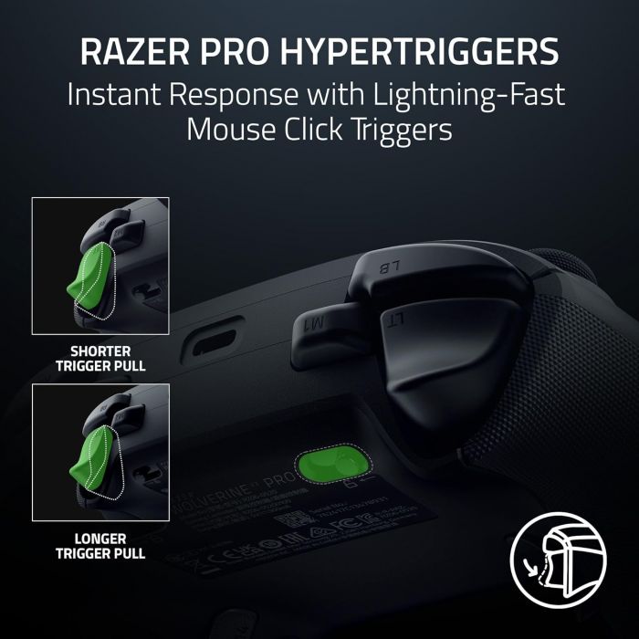Геймпад Razer Wolverine V3 Pro для Xbox X|S & PC, USB-A/WL, 3м, чорний