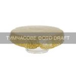 Блюдо для торта ARDESTO Golden ice 28х9.5см, скло, кругла, золотистий