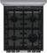 Плита Gorenje комбінована, 70л, 50x60см, металева кришка, дисплей, IconLed, емальовані, сірий