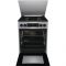Плита Gorenje комбінована, 70л, 50x60см, металева кришка, дисплей, IconLed, емальовані, сірий