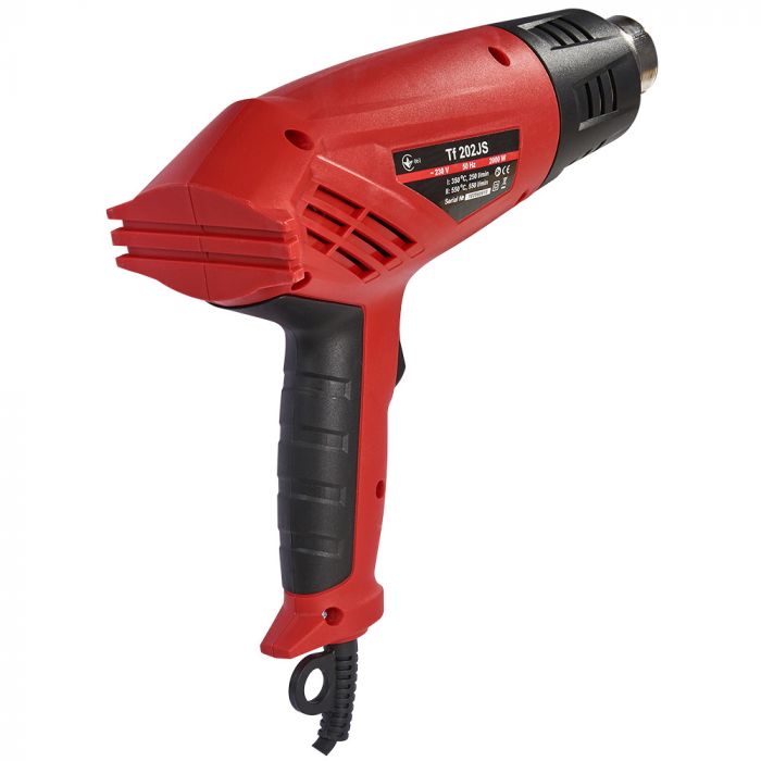 Фен будівельний Vitals Tf 202JS 2000Вт 350/550°C 260-550л/хв 0.72кг