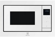 Мікрохвильова піч Electrolux вбудована, 25л, електрон. керування, 900Вт, гриль, дисплей, білий