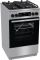 Плита Gorenje комбінована, 70л, 50x60см, дисплей, IconLed, газ на склі, чавун, нерж