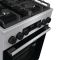 Плита Gorenje комбінована, 70л, 50x60см, дисплей, IconLed, газ на склі, чавун, нерж