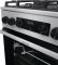 Плита Gorenje комбінована, 70л, 50x60см, дисплей, IconLed, газ на склі, чавун, нерж