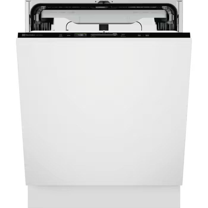 Посудомийна машина Electrolux вбудована, 14компл., D, 60см, дисплей, інвертор, 3й кошик, чорний