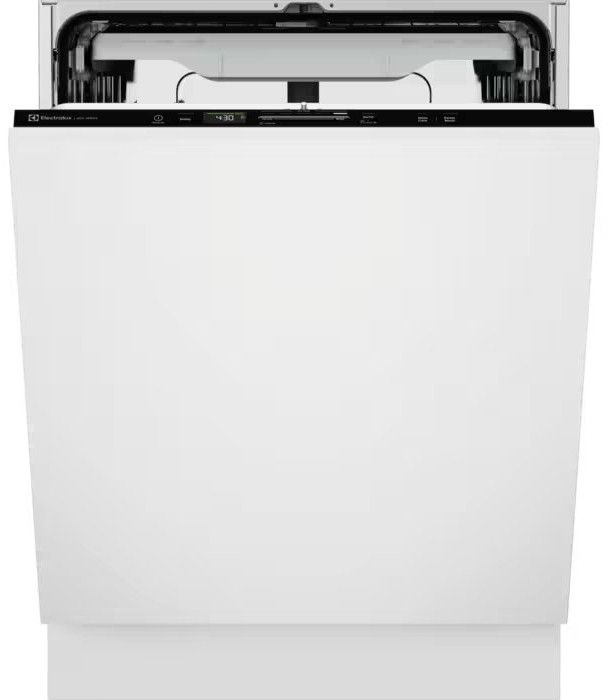 Посудомийна машина Electrolux вбудована, 14компл., D, 60см, дисплей, інвертор, 3й кошик, чорний