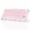 Клавіатура механічна GravaStar Mercury K1 80keys, GravaStar x Kailh Cheery Pink, EN, BT/WL/USB, Sakura Pink
