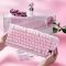Клавіатура механічна GravaStar Mercury K1 80keys, GravaStar x Kailh Cheery Pink, EN, BT/WL/USB, Sakura Pink