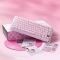 Клавіатура механічна GravaStar Mercury K1 80keys, GravaStar x Kailh Cheery Pink, EN, BT/WL/USB, Sakura Pink