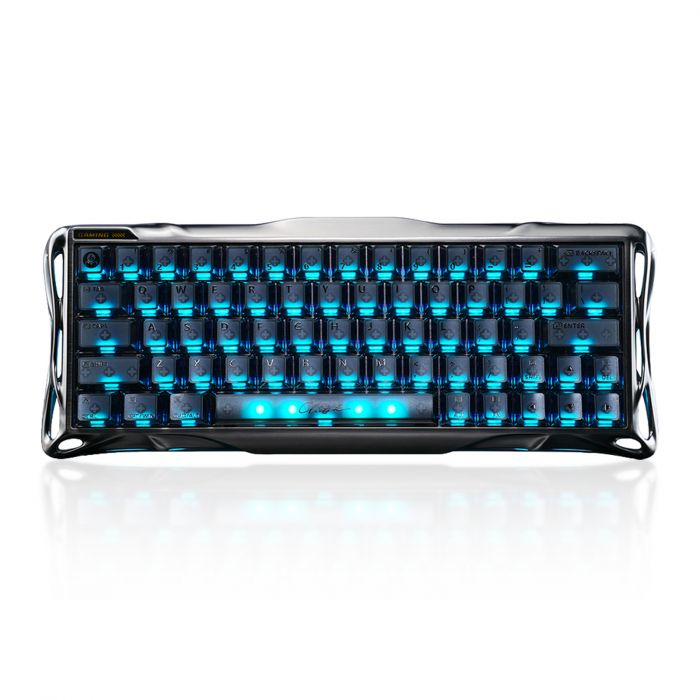 Клавіатура магнітна GravaStar Mercury V60 PRO 60keys, UFO Magnetic Gaming, 8K, USB-A, RGB, Gunmetal Smok