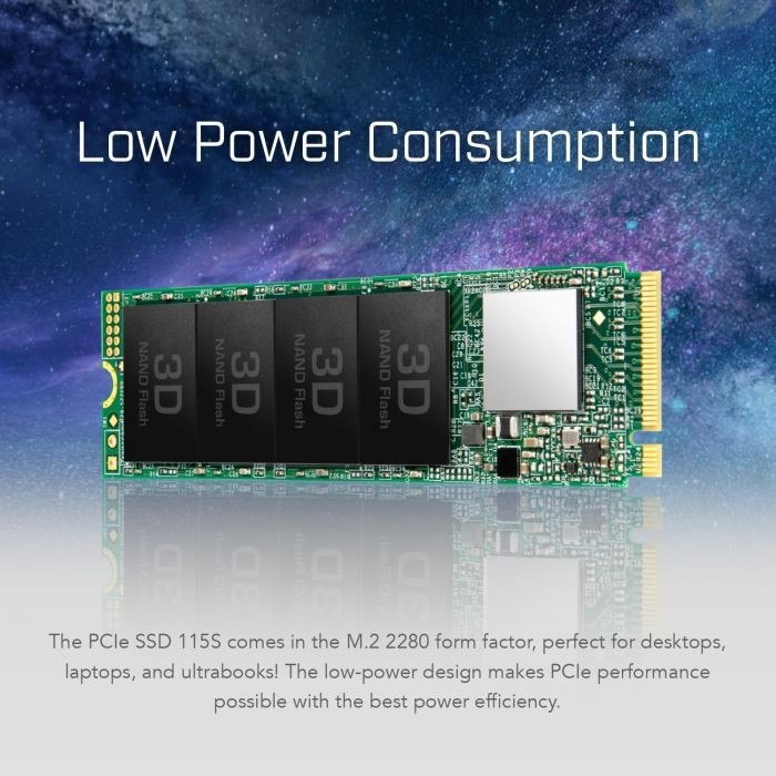 Накопичувач SSD Transcend M.2 250GB PCIe 3.0 MTE115S
