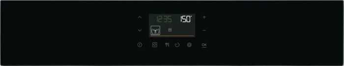 Духова шафа Electrolux електрична, 72л, A++, пара, дисплей, конвекція, піроліз, телескопічні напрямні, чорний