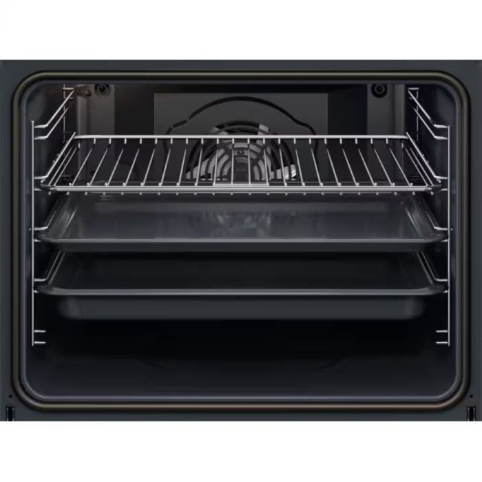 Духова шафа Electrolux електрична, 72л, A++, пара, дисплей, конвекція, піроліз, телескопічні напрямні, чорний