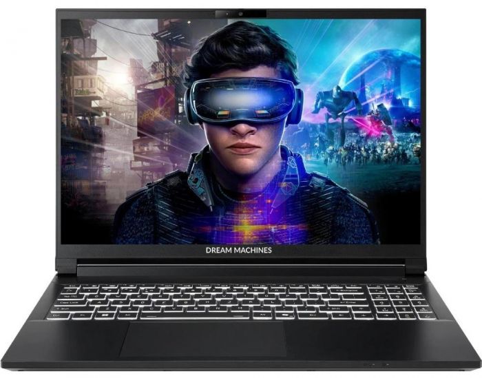 Ноутбук Dream Machines RT5070-15 15.6FHD IPS, AMD R7 H255, 32GB, F1TB, NVD5070-8, DOS, чорний