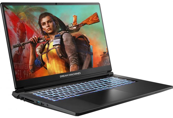 Ноутбук Dream Machines RT5060-17 17.3FHD IPS, AMD R7 260, 16GB, F1TB, NVD5060-8, DOS, чорний