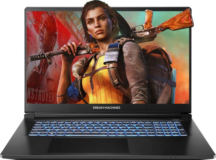 Ноутбук Dream Machines RT5060-17 17.3FHD IPS, AMD R7 260, 16GB, F1TB, NVD5060-8, DOS, чорний