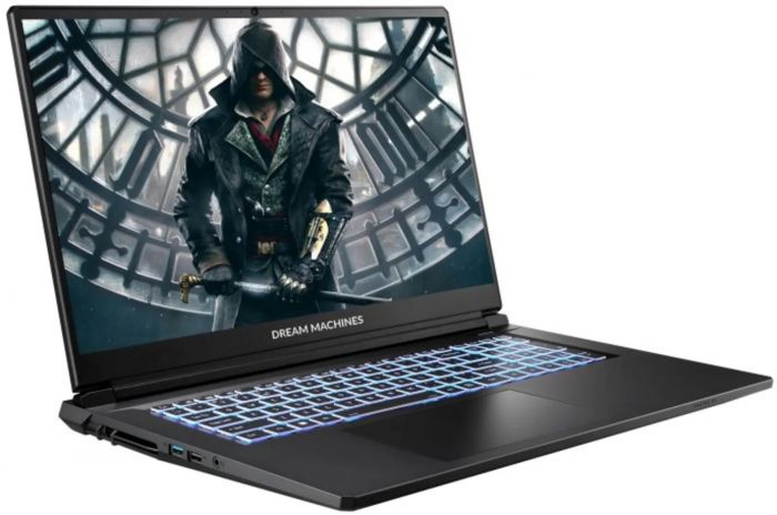 Ноутбук Dream Machines RT5050-17 17.3FHD IPS, AMD R7 H255, 16GB, F512GB, NVD5050-8, DOS, чорний