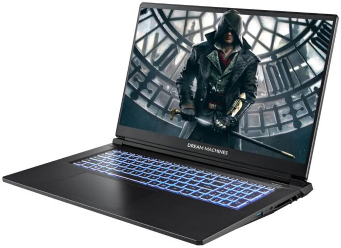 Ноутбук Dream Machines RT5050-17 17.3FHD IPS, AMD R7 H255, 16GB, F512GB, NVD5050-8, DOS, чорний