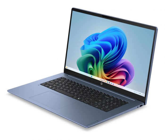 Ноутбук HP OmniBook 3 AI PC 17-dg0004ua 17.3" FHD IPS AG, Intel 7-350, 16GB, F512GB, UMA, DOS, синій