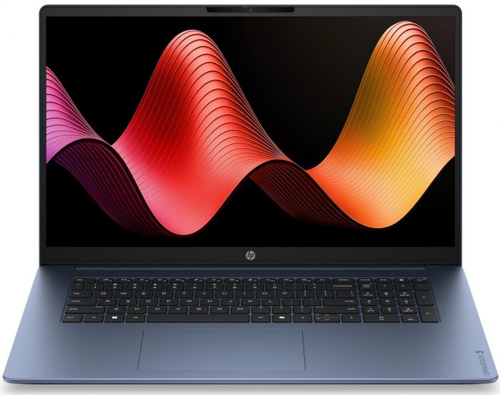 Ноутбук HP OmniBook 3 AI PC 17-dg0004ua 17.3" FHD IPS AG, Intel 7-350, 16GB, F512GB, UMA, DOS, синій